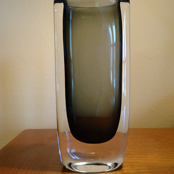 NILS LANDBERG FOR ORREFORS SWEDEN - SOMMERSO VASE C.1950'S  3538/2 - Art Glass