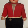 Antique Composition ,Tin, Wood & Cloth Walking Doll