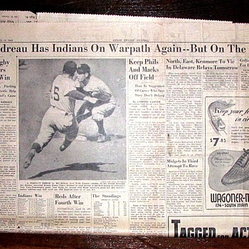 WWII newspapers 4 - Baseball