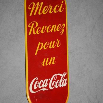 coca cola push sign