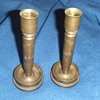 WW2 trench art candlesticks
