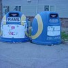 ST LOUIS RAMS RECYCLING CAN CONTAINER