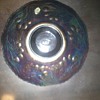 fenton plate... blue and green
