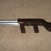 VINTAGE NEWELL AIRFIRE SUB-MACHINE GUN (TOY)