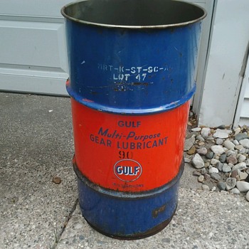 Gulf Lubricant 16 Gallon Drum