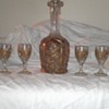 My great grandmothers Imperial glass decantur and shot glasses