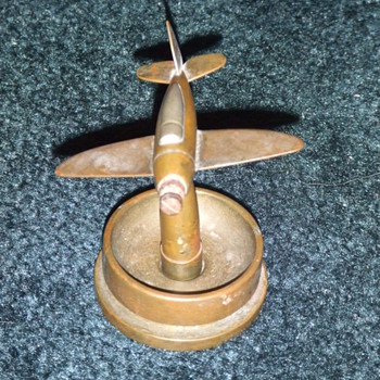 WW2 Trench Art P-47 Thunderbolt - Military and Wartime