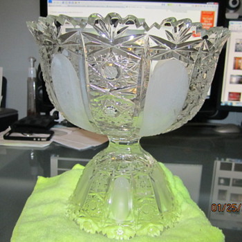 Please Help Identify My Crystal Punch Bowl - Glassware