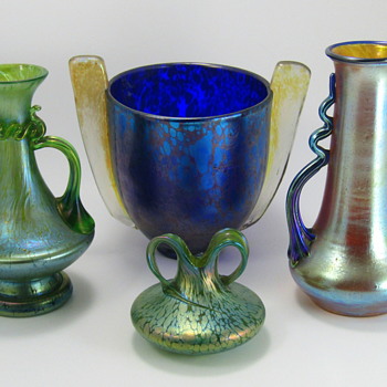 Loetz grouping - Art Glass