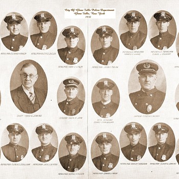 Original Police Photo Printer's Blocks 1930's