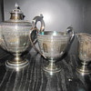 English Silver plate tea service