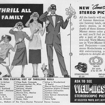 1953 - View-Master Advertisements