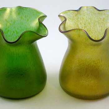 Loetz - Another Shape Study, or Mixed Pairs - Art Glass