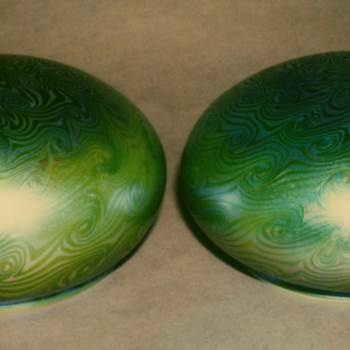 QUEZAL ART GLASS BOUDOIR LAMP SHADES - Art Glass