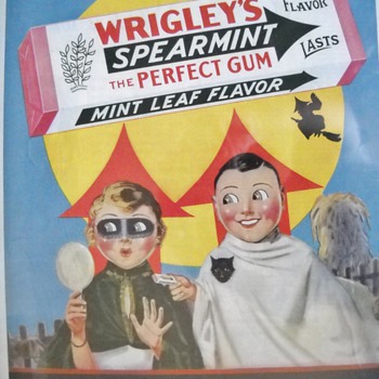 OLD HALLOWEEN ADS SALVAGED FROM MAGAZINES