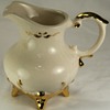 Vintage Creamer Glazed Pottery Signed "By Marine"