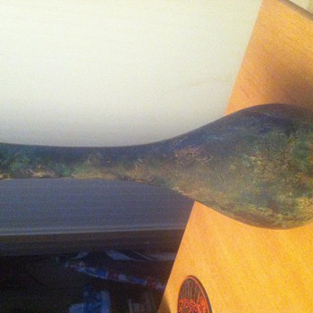 Old bud vase- maybe pewter?
