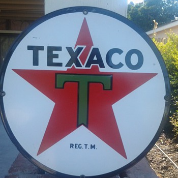 texaco orignal sign - Signs