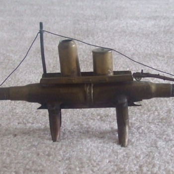 WW1 Trench Art Submarine c. 1918 - Military and Wartime