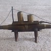 WW1 Trench Art Submarine c. 1918
