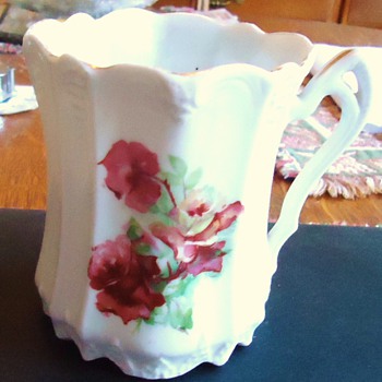 Antique porcelain small pitcher for cream, with 1179 and X on bottom