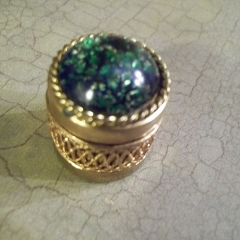 Tiny trinket box marked Austria