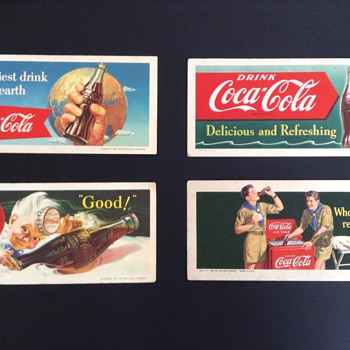 My coca cola ink blotters
