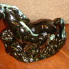Horse RARE glass, see 2 horses???