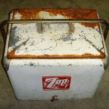 1950's ? 7up Ice Chest and other Vintage Ice Chest