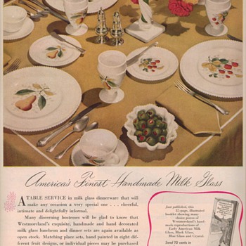 1950 Westmoreland Glass Advertisement