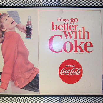 Large Coke sign. 