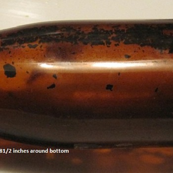 mystery brown bottle found in old cabin