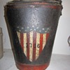Antique Leather Painted Firebucket 1796