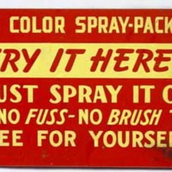 Seymour Spray Paint Sign - Signs