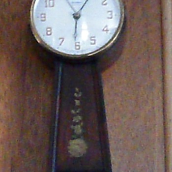 waterbury electric banjo clock