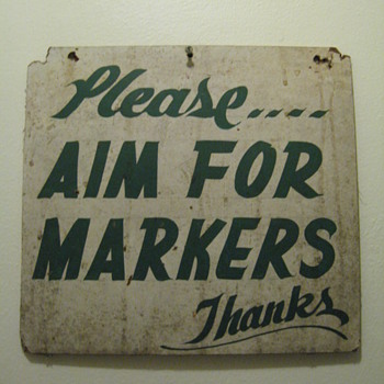 VINTAGE DART SIGN - Signs