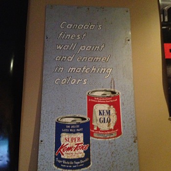 Kem Paint Sign