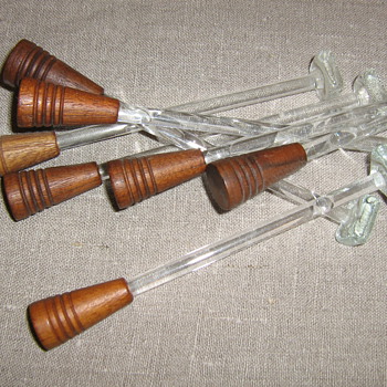 1950's Tiki drink stirrers and bottle stoppers from Hawaii - Breweriana