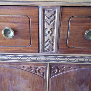 Antique buffet or bar