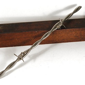 BARBED WIRE SALESMAN'S SAMPLE - Advertising