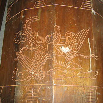 More pictures of the carved drum