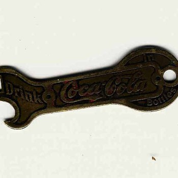 brass Coke bottle opener