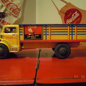 c. 1956 Coca-Cola Tin Truck by Marx - Coca-Cola