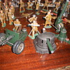 Astra guns 1940s. Diecast and pressed steel with cap fireing mechanisms. 
