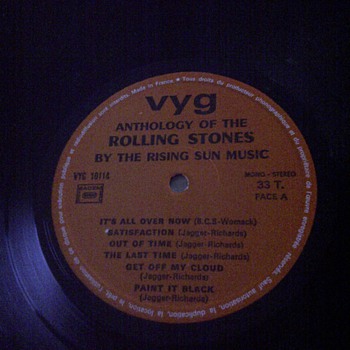 Anthology of the Rolling Stones by the Rising Sun..France pressing