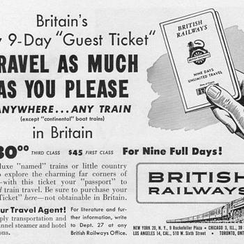 1952 - British Railways Advertisements