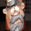 Ugly face stein folk art