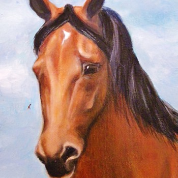 Painting of My Jumper" Then Dutchman" artist is Reiko "my mother" - Animals