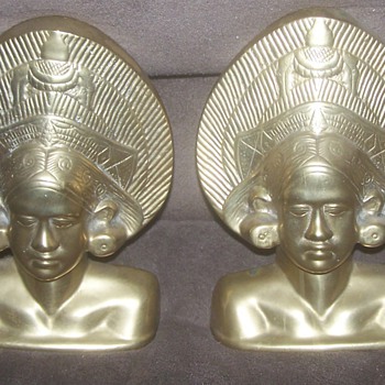 Cool Old Brass Bookends - Books