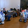 R2-D2 and Wall-E at Maker Faire